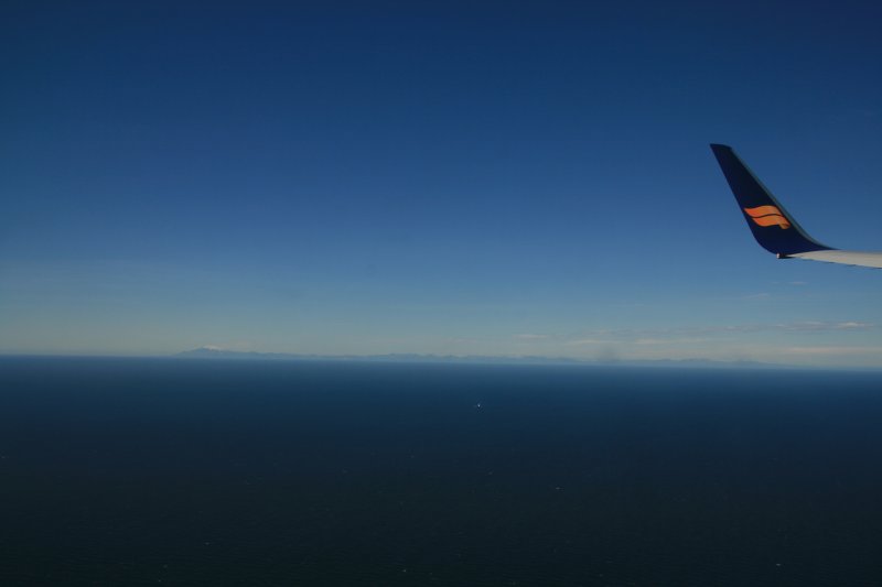 Anflug auf Island
